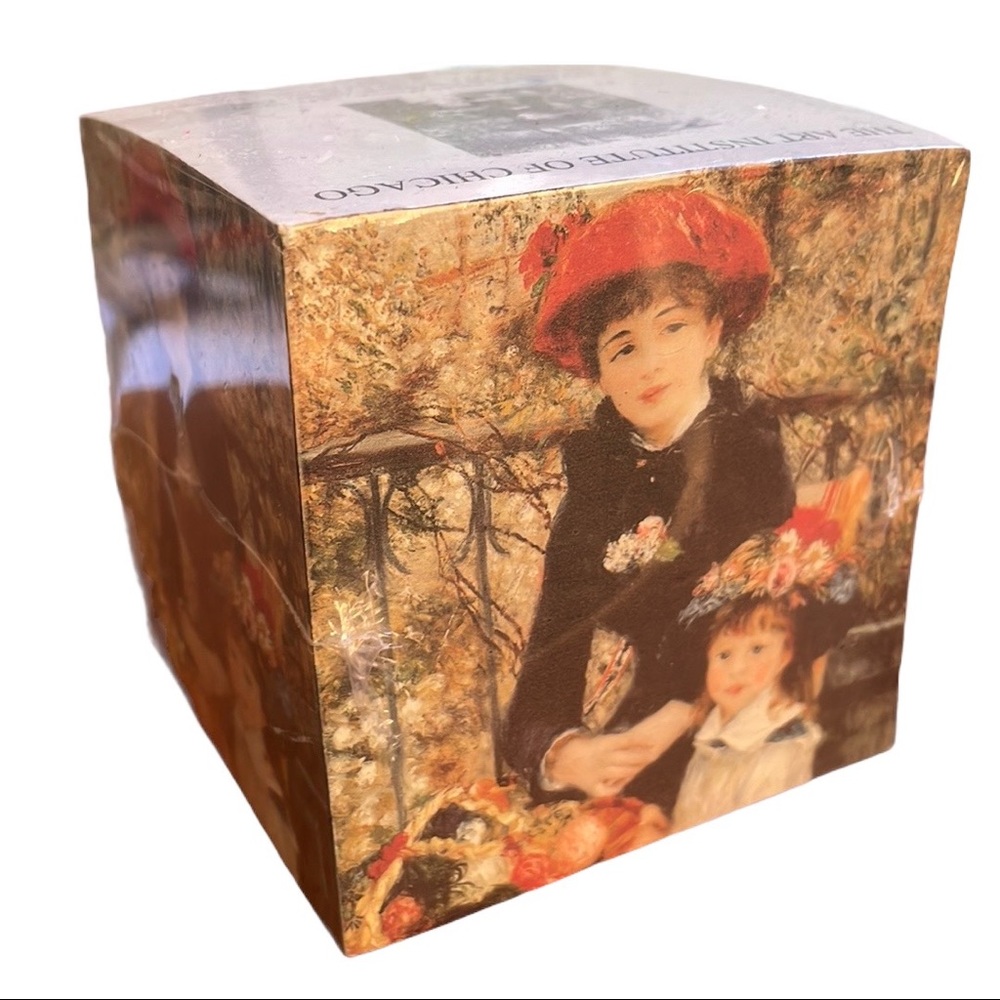 The Art Institute of Chicago RENOIR “Two Sisters” Note Cube